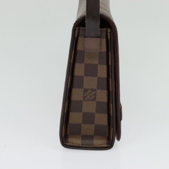 LOUIS VUITTON Damier Ebene Tribeca Ron Shoulder Bag N51160 LV Auth BA4072 - Picture 4 of 16